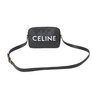 CELINE Messenger Shoulder Bag Brown Triomphe Canvas